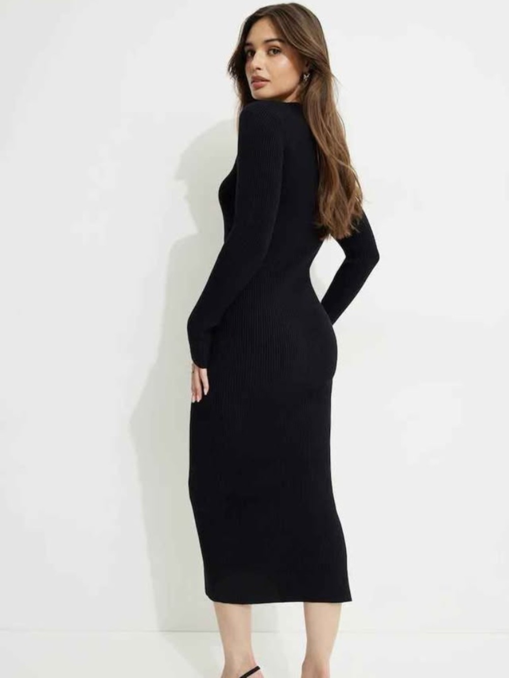 Dynamite Brand New Black Sweater Dress Bodycon